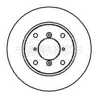 BORG & BECK Piduriketas BBD5026